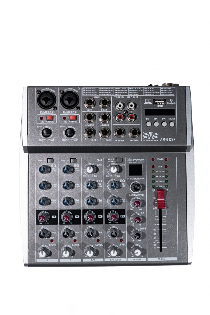 SVS Audiotechnik mixers AM-6 DSP Микшерный пульт аналоговый, 6-канальный SVS Audiotechnik mixers в Коркино