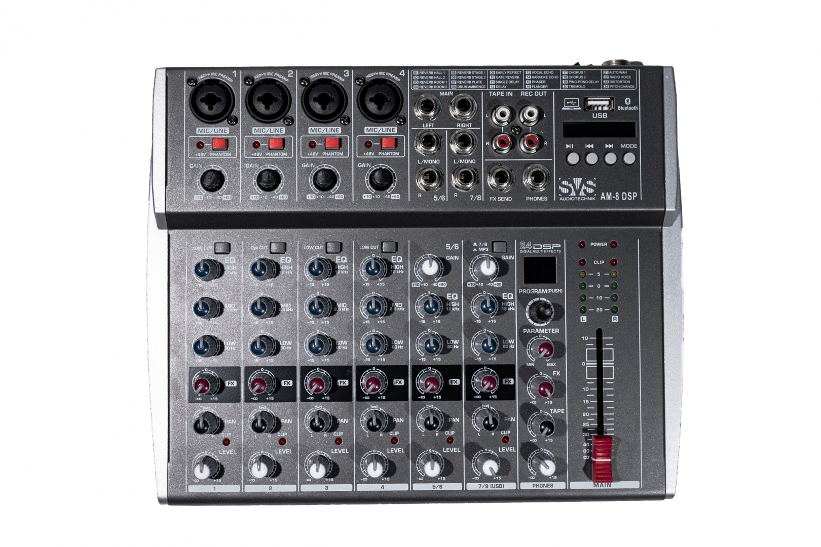 SVS Audiotechnik mixers AM-8 DSP Микшерный пульт аналоговый, 8-канальный в Коркино